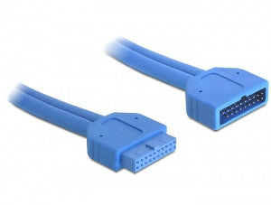 Varios DeLOCK 82943 cable USB 0,45 m USB 3.2 Gen 1 (3.1 Gen 1) Azul