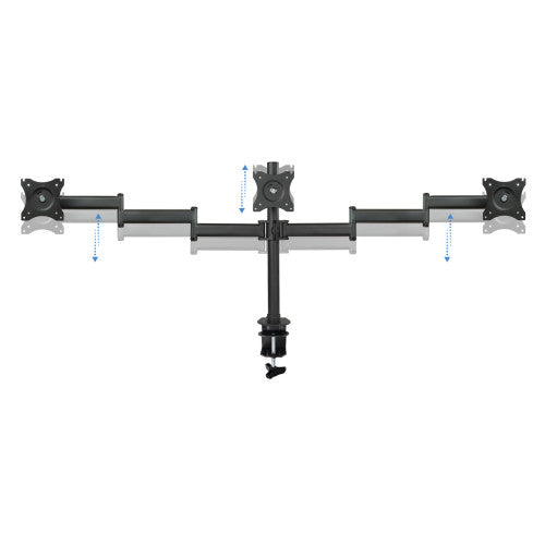 TooQ Soporte de mesa para 3 pantallas (monitor / plasma / LCD / LED) 13"-27" - imagen 2