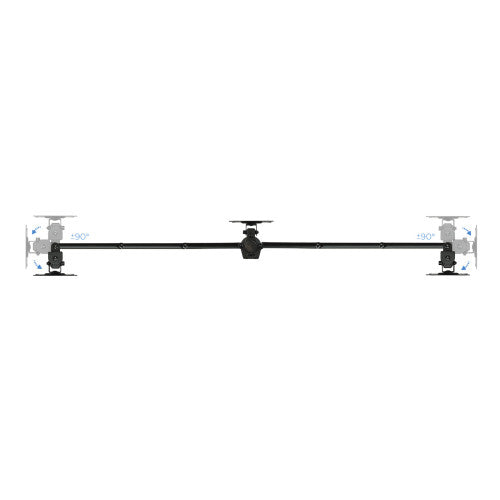 TooQ Soporte de mesa para 3 pantallas (monitor / plasma / LCD / LED) 13"-27" - imagen 3