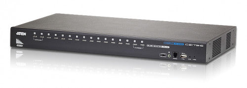 Imagen de Aten CS17916 interruptor KVM Montaje en rack Negro