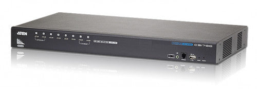 Aten CS1798 interruptor KVM Montaje en rack Negro