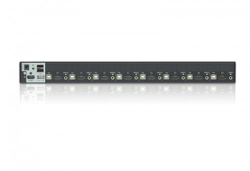 Aten CS1798 interruptor KVM Montaje en rack Negro - imagen 2