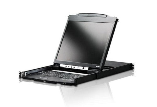 Aten CL5800N consola de rack 48,3 cm (19") 1280 x 1024 Pixeles Metal Negro - imagen 2