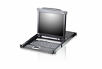 Imagen de Aten CL5708M interruptor KVM Montaje en rack Negro
