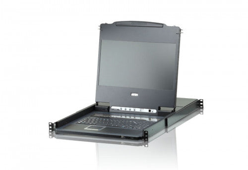 Imagen de Aten CL6708MW interruptor KVM Montaje en rack Negro
