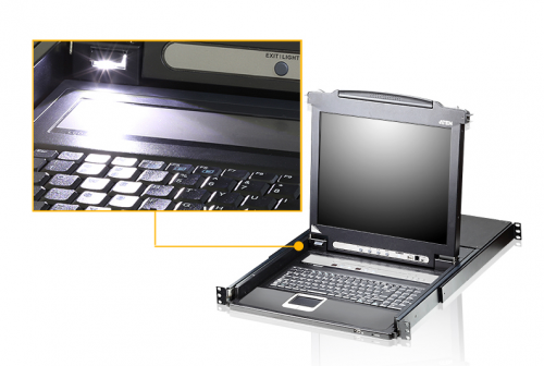 Aten CL5708M interruptor KVM Montaje en rack Negro - imagen 2