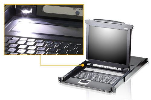 Aten CL5708N interruptor KVM Montaje en rack Negro - imagen 2