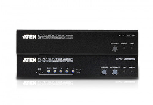 Aten CE775 extensor audio/video Transmisor y receptor de señales AV Negro - imagen 3