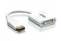 Imagen de Aten DisplayPort/DVI Adapter DisplayPort Male DVI-I Female Blanco
