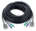 Imagen de Aten 30ft PS/2 cable para video, teclado y ratón (kvm) Negro 10 m