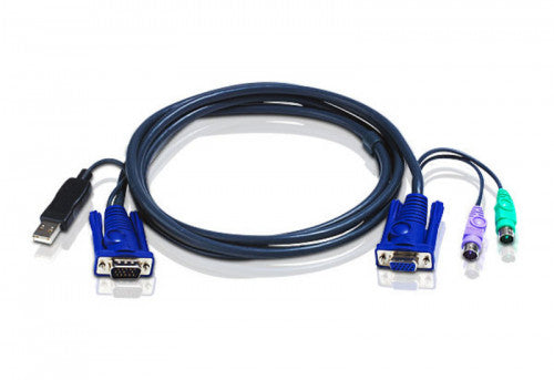 Aten 2L5503UP cable para video, teclado y ratón (kvm) Negro 3 m