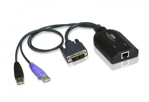 Aten KA7166-AX cable para video, teclado y ratón (kvm) Negro