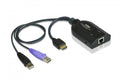Imagen de Aten KA7168 cable para video, teclado y ratón (kvm) Negro