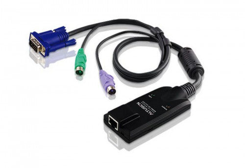 Aten KA7520 cable para video, teclado y ratón (kvm) Negro