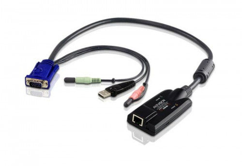 Imagen de Aten KA7176 cable para video, teclado y ratón (kvm) Negro