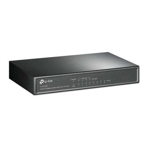 TP-Link Switch PoE TL-SF1008P 8 Puertos 10/100Mbps 4 Puertos PoE Carcasa Metálica - imagen 2