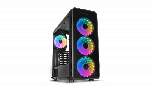 NOX Hummer TGM Midi Tower Negro - imagen 1