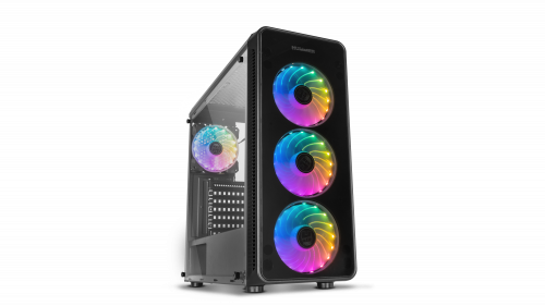 NOX Hummer TGM Midi Tower Negro - imagen 2