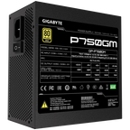 Gigabyte P750GM unidad de fuente de alimentación 750 W 20+4 pin ATX ATX Negro - imagen 2