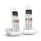 Gigaset E290 Duo Teléfono DECT/analógico Identificador de llamadas Blanco - imagen 1