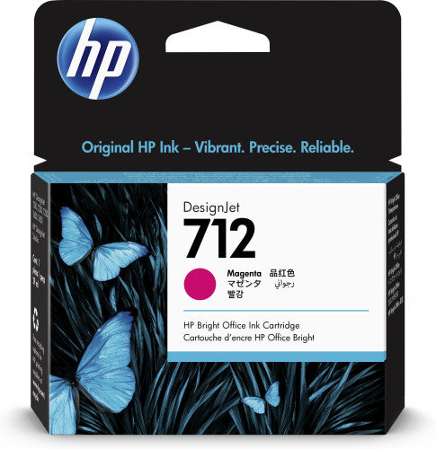 HP CARTUCHO GRAN FORMATO TINTA HP 712 MAGENTA (3ED68A)