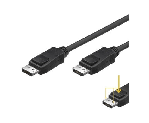 Ewent EW-140100-020-N-P cable DisplayPort 2 m Negro
