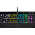 Corsair K55 RGB PRO teclado USB QWERTY Español Negro - imagen 1