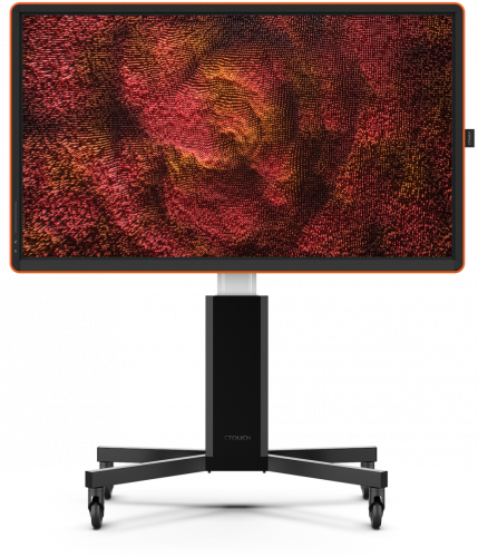 CTOUCH CANVAS 65" REGAL ORANGE INGLASS OPTICALLY BONDED TOUCH, NO-OS TOUCH DISPLAY, INTERACTIVE CANVAS FRAME 10052565 (DEMO PURPOSES MAX. 1 UNIT PER CUSTOMER)
