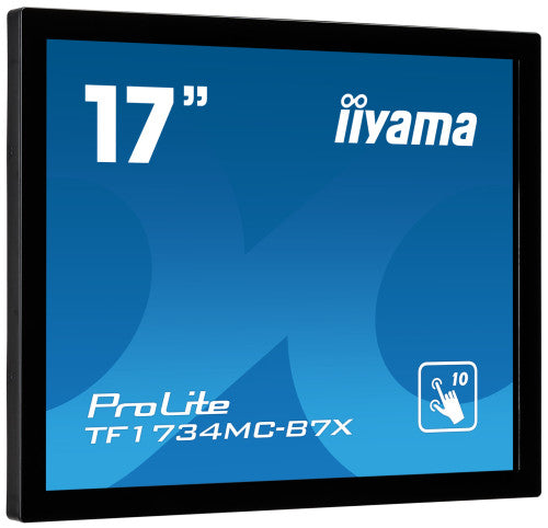 iiyama ProLite TF1734MC-B7X monitor pantalla táctil 43,2 cm (17") 1280 x 1024 Pixeles Multi-touch Negro - imagen 2