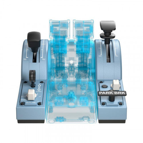 Thrustmaster TCA Quadrant Add-On Airbus Edition Negro, Azul Simulador de Vuelo PC - imagen 2