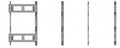 Imagen de Samsung Kit Soporte de Marco VG-LFH83SWD 2.5mm 8x3 Cabinests Diseño Modular