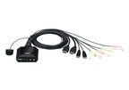 Imagen de Aten CS22H interruptor KVM Negro