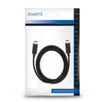 Ewent EC1046 cable USB 1 m USB 3.2 Gen 2 (3.1 Gen 2) USB C Negro - imagen 2