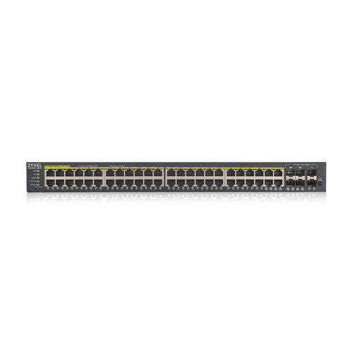 Zyxel GS1920-48HPV2 Gestionado Gigabit Ethernet (10/100/1000) Energía sobre Ethernet (PoE) Negro - imagen 2