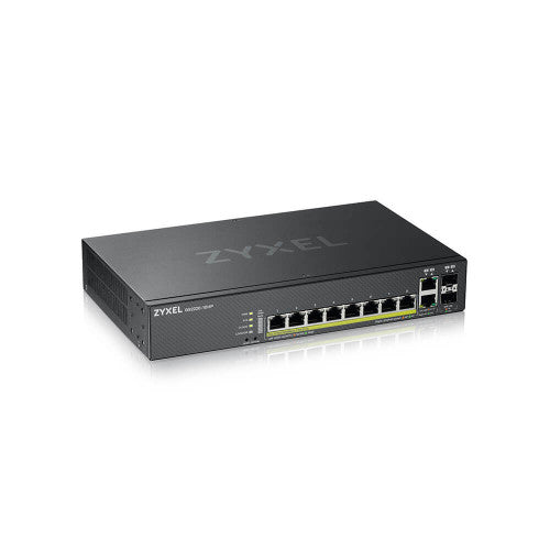 Zyxel GS2220-10HP-EU0101F switch Gestionado L2 Gigabit Ethernet (10/100/1000) Energía sobre Ethernet (PoE) Negro - imagen 1