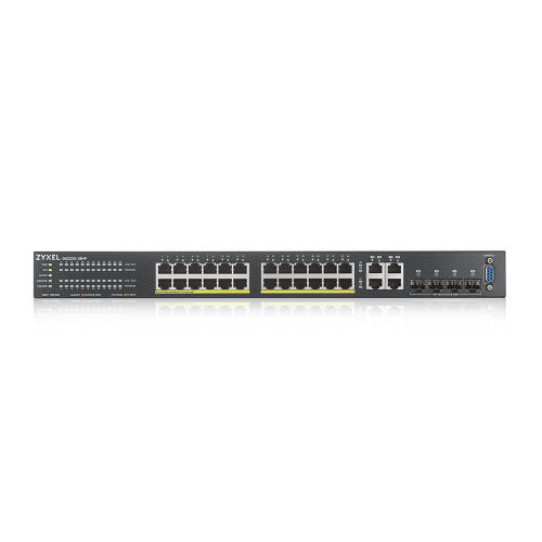 Zyxel GS2220-28HP-EU0101F switch Gestionado L2 Gigabit Ethernet (10/100/1000) Energía sobre Ethernet (PoE) Negro - imagen 2