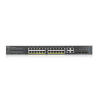 Zyxel GS2220-28HP-EU0101F switch Gestionado L2 Gigabit Ethernet (10/100/1000) Energía sobre Ethernet (PoE) Negro - imagen 2