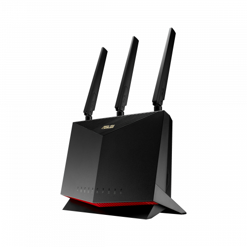 ASUS 4G-AC86U router inalámbrico Gigabit Ethernet Doble banda (2,4 GHz / 5 GHz) 3G Negro - imagen 1