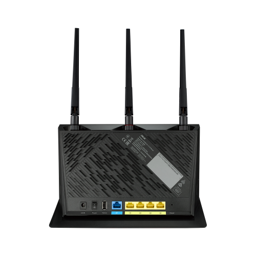 ASUS 4G-AC86U router inalámbrico Gigabit Ethernet Doble banda (2,4 GHz / 5 GHz) 3G Negro - imagen 2