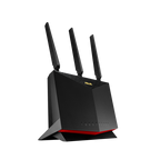 ASUS 4G-AC86U router inalámbrico Gigabit Ethernet Doble banda (2,4 GHz / 5 GHz) 3G Negro - imagen 3