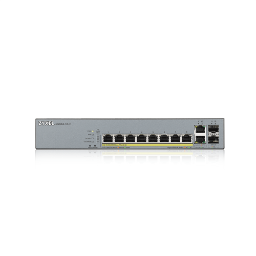Zyxel GS1350-12HP-EU0101F switch Gestionado L2 Gigabit Ethernet (10/100/1000) Energía sobre Ethernet (PoE) Gris - imagen 2