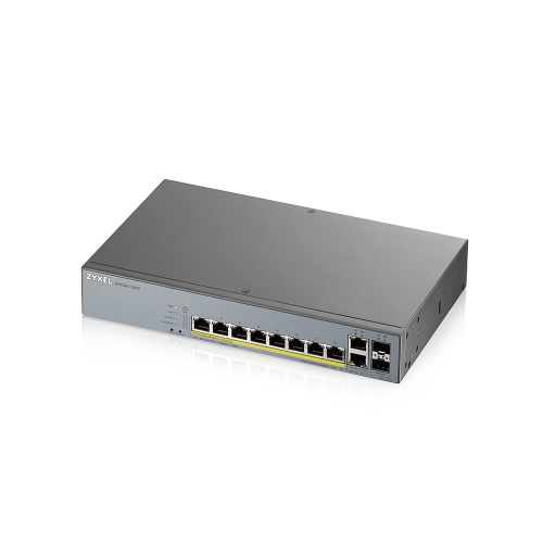 Zyxel GS1350-12HP-EU0101F switch Gestionado L2 Gigabit Ethernet (10/100/1000) Energía sobre Ethernet (PoE) Gris - imagen 3
