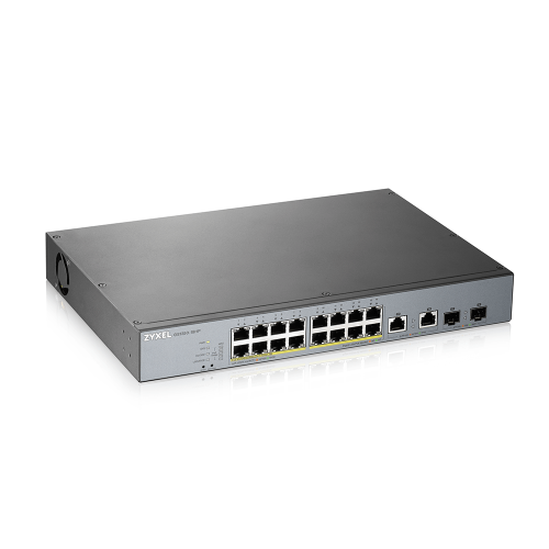 Zyxel GS1350-18HP-EU0101F switch Gestionado L2 Gigabit Ethernet (10/100/1000) Energía sobre Ethernet (PoE) Gris - imagen 1