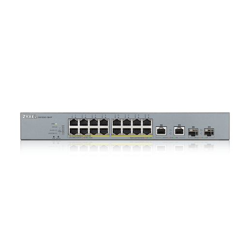 Zyxel GS1350-18HP-EU0101F switch Gestionado L2 Gigabit Ethernet (10/100/1000) Energía sobre Ethernet (PoE) Gris - imagen 2