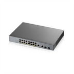 Zyxel GS1350-18HP-EU0101F switch Gestionado L2 Gigabit Ethernet (10/100/1000) Energía sobre Ethernet (PoE) Gris - imagen 3