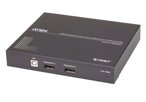 Aten Extensor de KVM USB DisplayPort de vista doble HDBaseT™ 2.0 (4K a 100 m para vista individual) - imagen 2