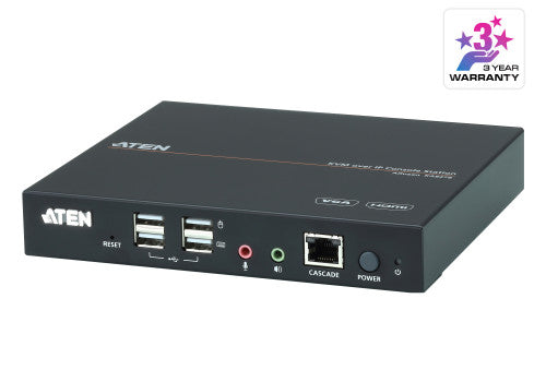 Imagen de Aten Estación de consola por IP KVM VGA/HDMI dual