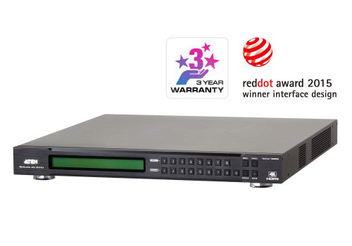 ATEN Matriz de conmutación HDMI 4K 8 x 9 con escalador, compatible con videowall