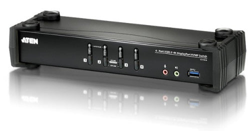 Imagen de Aten Umschalter interruptor KVM Negro
