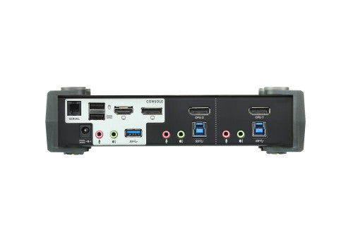 ATEN Switch KVMP™ DisplayPort 4K MST USB 3.0 de 2 puertos (cables incluidos) - imagen 2